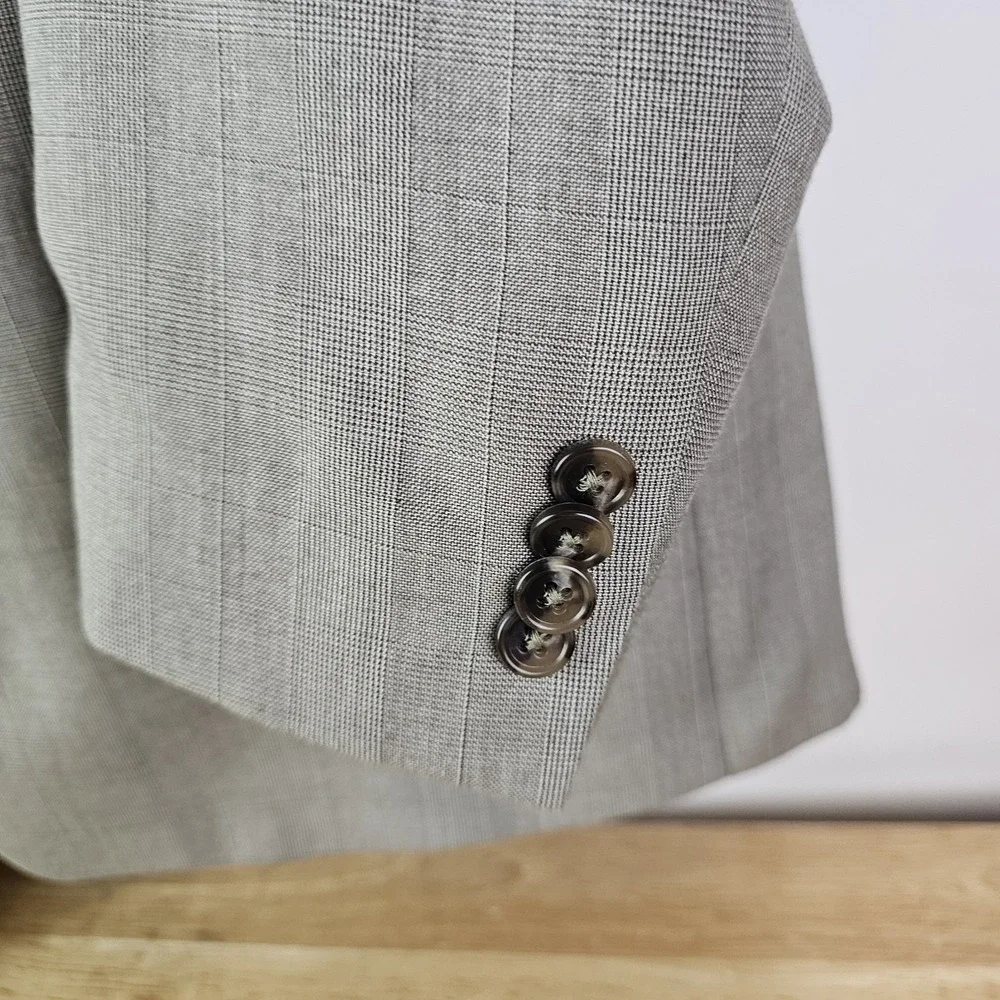 MICHAEL KORS Blazer Sport Coat Casual Two Button Jacket Size 46L Suit Mens Pants